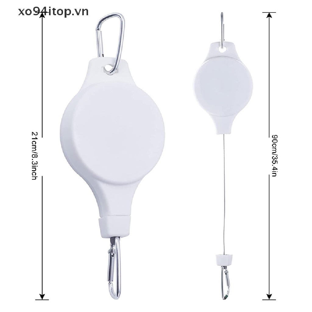 XOITOP Plant Pulley Hook Retractable Plant Hook Pulley Adjustable Plant Hanging Pulley VN