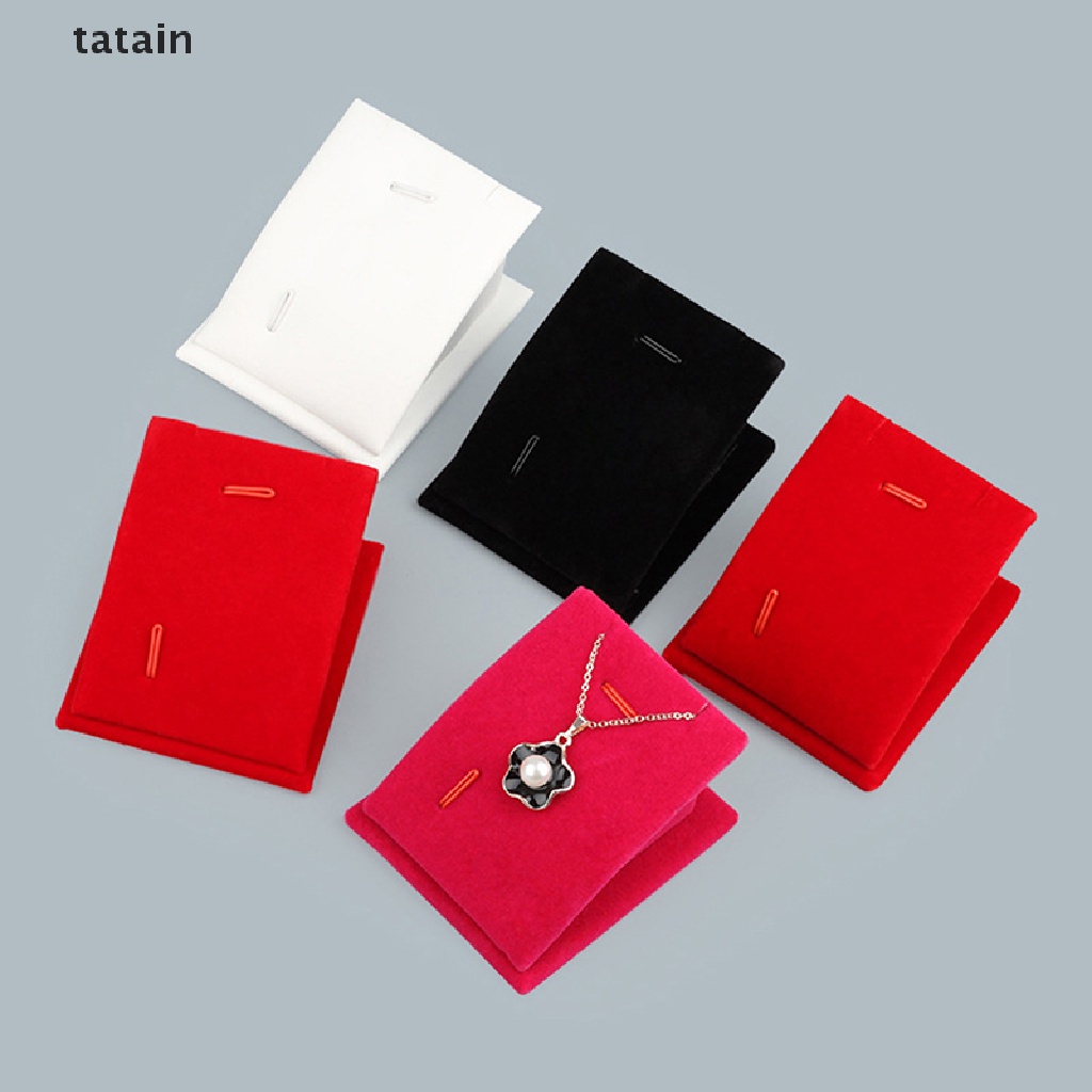 Tatain Giá Đỡ Trưng Bày Trang Sức Bằng Nhung Mini Trưng Bày Có Thể Sắp Xếp Gọn Gàng