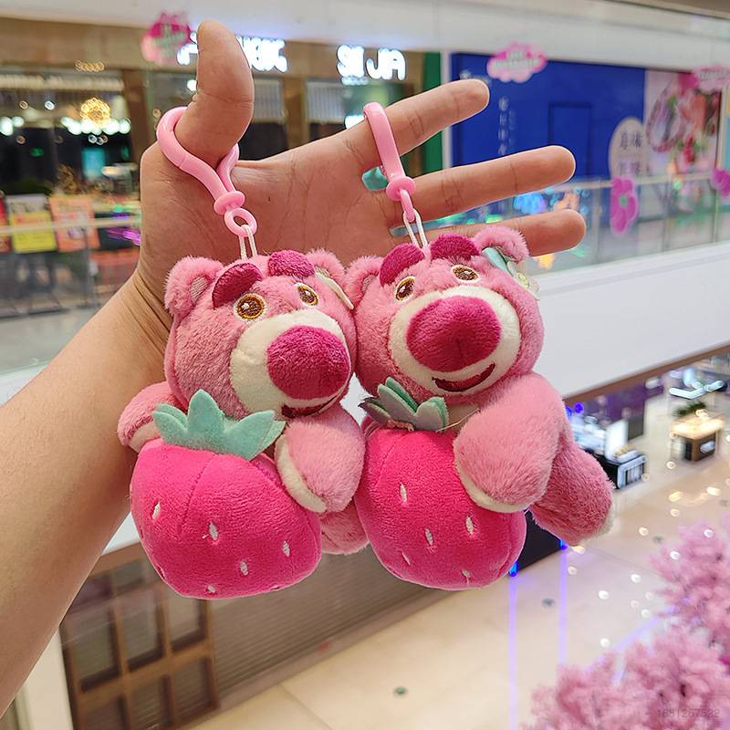 DISNEY Móc Chìa Khóa Hình Gấu Nhồi Bông 15cm Dễ Thương