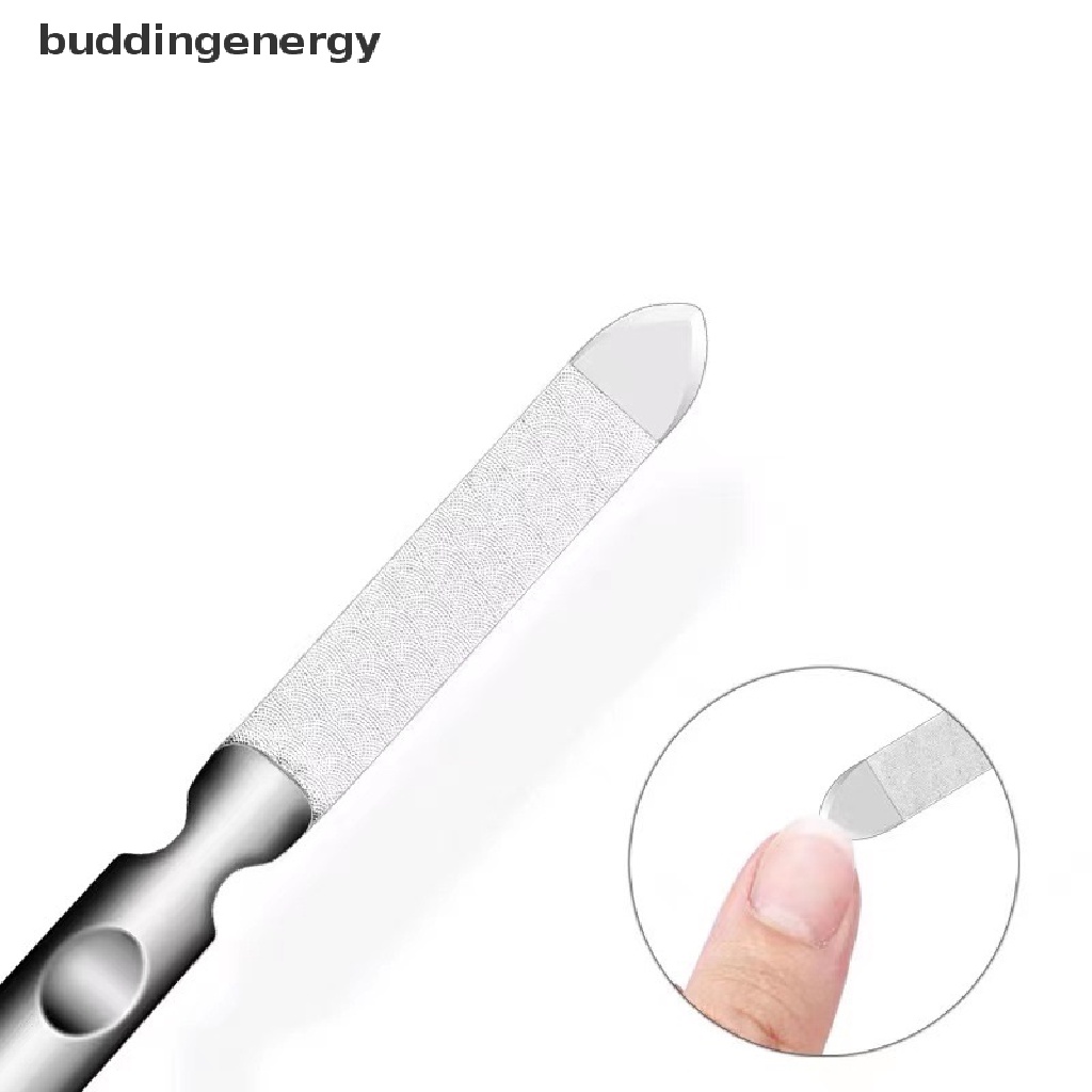 {BUDDI} Cây Dũa Móng Tay Hai Mặt Bằng Thép Không Gỉ Chuyên Nghiệp {BUDDI}