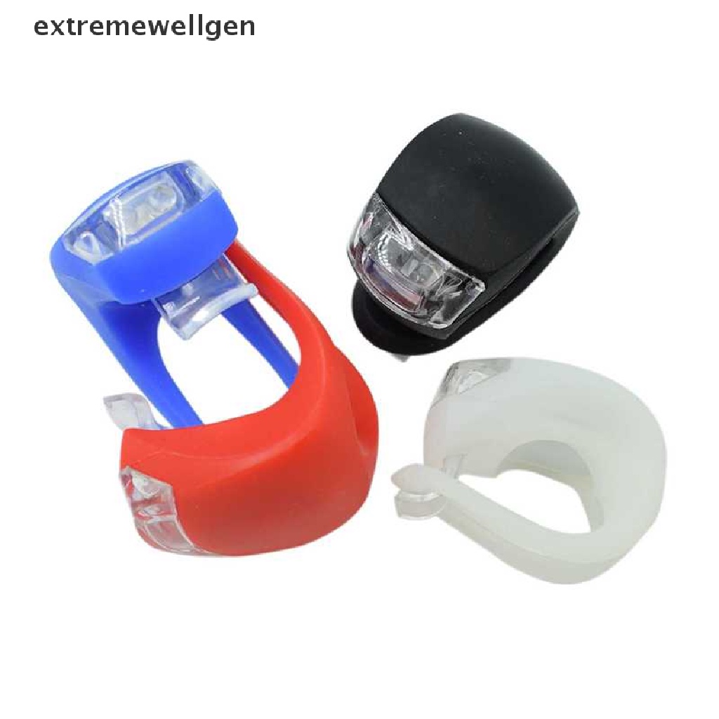 Đèn LED Silicone Gắn Phía Trước Xe Đạp Chống Thấm Nước LLF