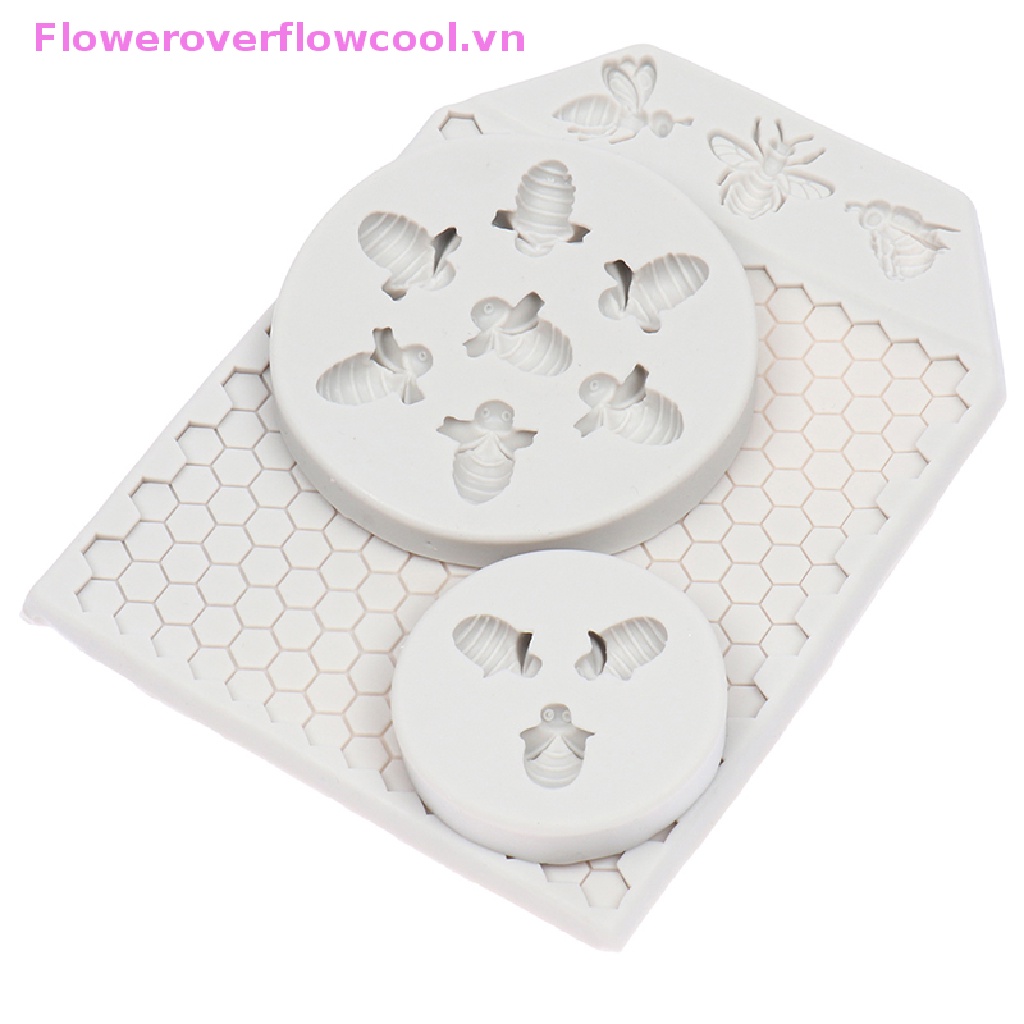 Khuôn Silicone Tạo Hình Tổ Ong Làm Bánh Kẹo