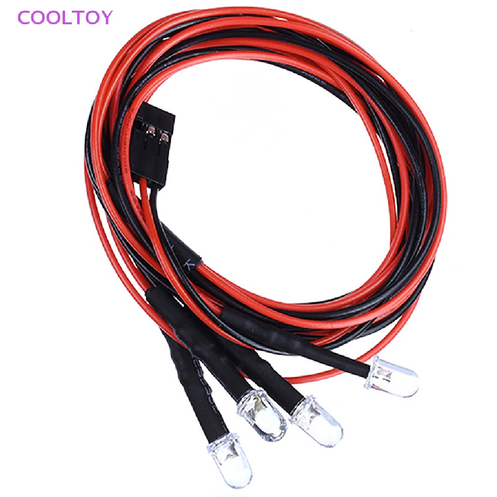 Cooltoy Bộ 4 Đèn led Cho Xe Điều Khiển Từ Xa axial scx10 1 / 10