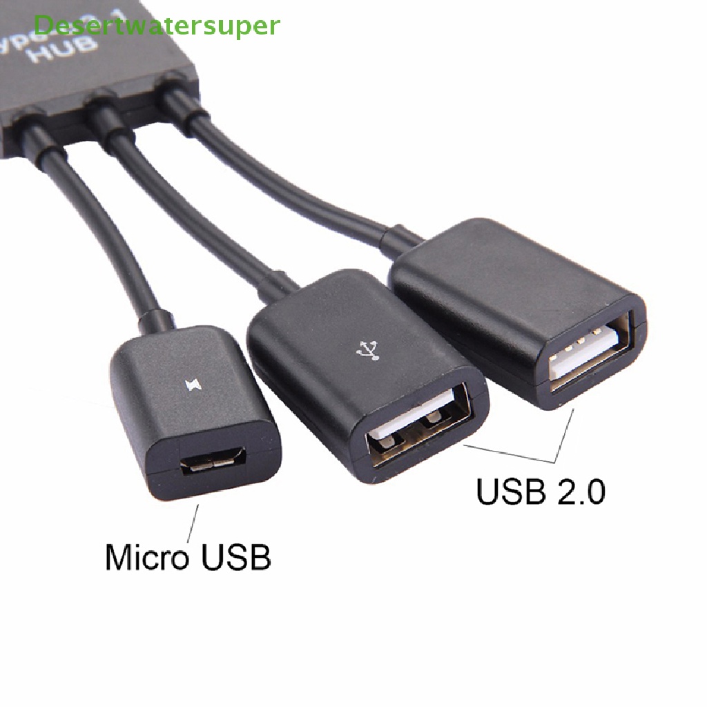 Cáp Chuyển Đổi 3 Trong 1 Từ Cổng USB Type-c 3.1 Sang USB 2.0 OTG
