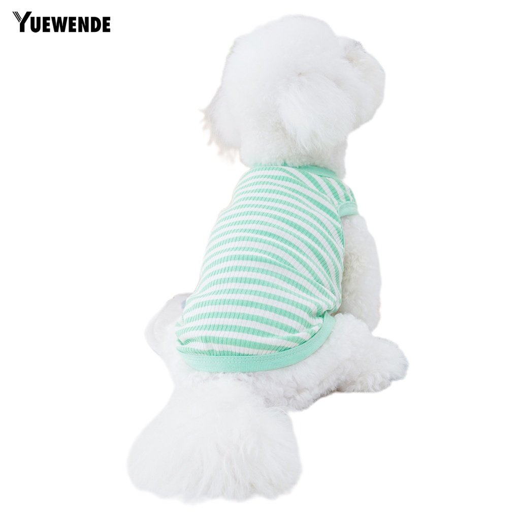 Áo Không Tay Họa Tiết Sọc Thời Trang Mùa Hè Dành Cho Thú Cưng