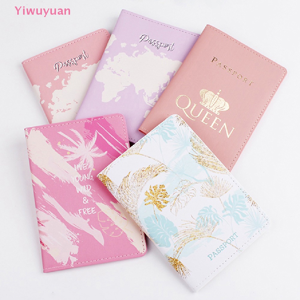 Túi Đựng Hộ Chiếu In Chữ Đơn Giản Thời Trang Mới