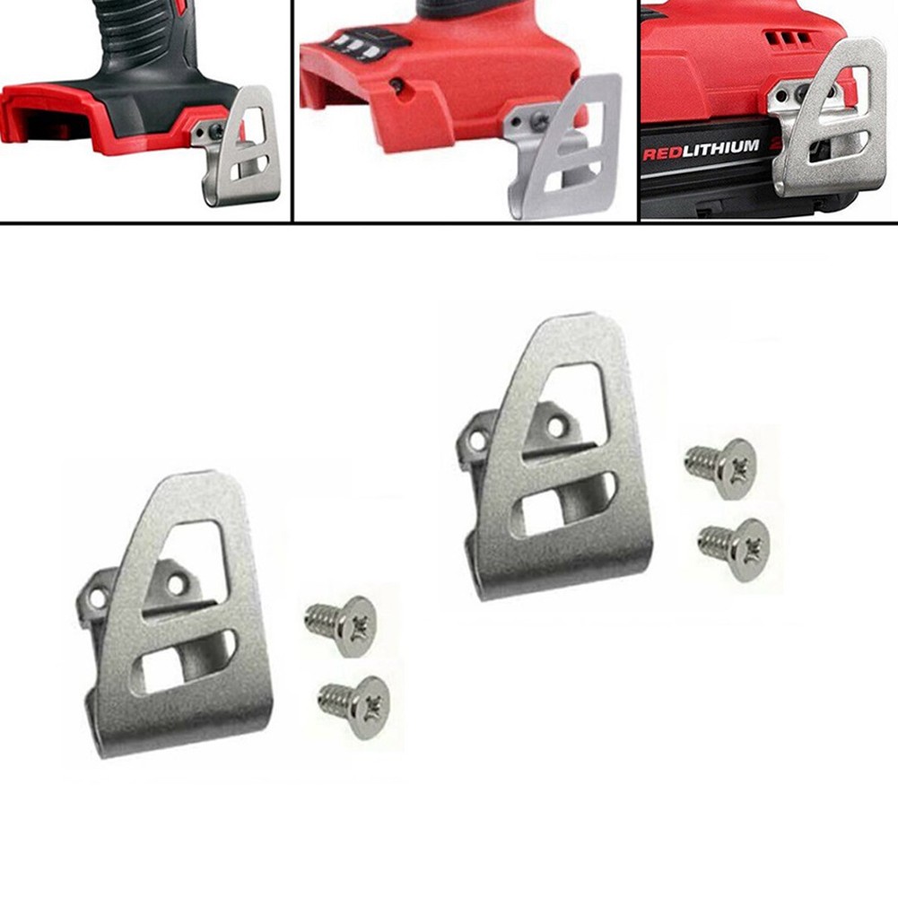 Set 2 Móc Kẹp Thắt Lưng Cho Milwaukee 18V 2604-22CT 2604-20 2604-22