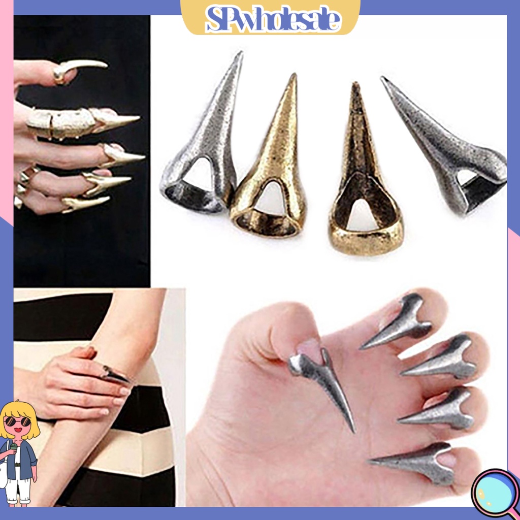 <SPwholesale> Nhẫn Đeo Khớp Ngón Tay Bằng Hợp Kim Phong Cách Retro Quà Tặng Cho Cuộc Sống Hàng