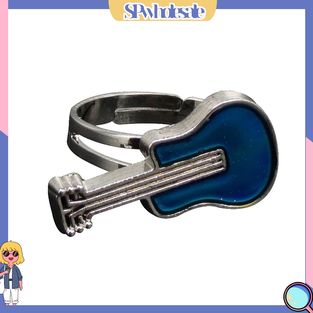 <SPwholesale> Nhẫn Hở Thay Đổi Màu Sắc Theo Nhiệt Độ Sáng Tạo Cho Nữ