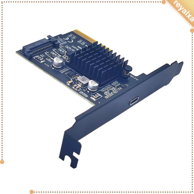 Bộ Chuyển Đổi Mở Rộng 4x Sang USB3.2 Type C 3.0 Cho Bo Mạch Chủ Để Bàn