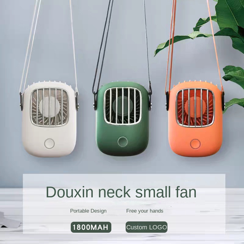 Hàng Mới Về Mới Quạt USB Mini Đeo Cổ Phong Cách Thể Thao Tiện Dụng