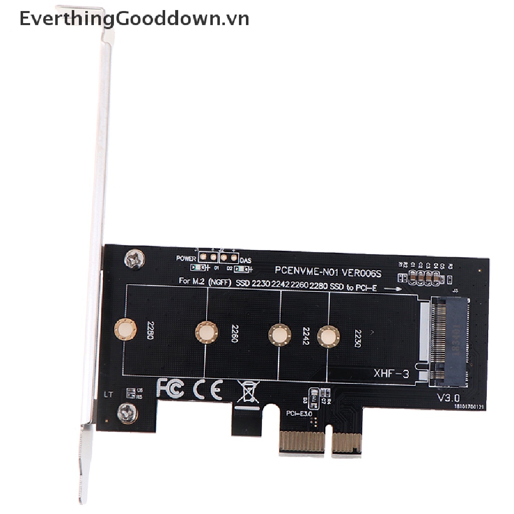 Everthinggooddown PCI-E Sang M2 Adapter 3.0 x1 Sang NVME SSD Hỗ Trợ 2230 2242 2260 vn