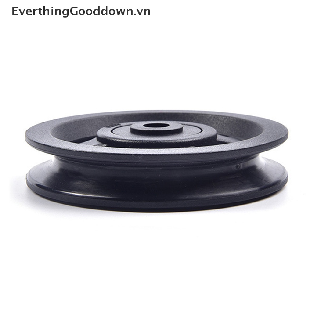 1 Bánh Xe Ròng Rọc 100mm Chất Liệu Abs Màu Đen Chống Mòn Dùng Để Tập Gym
