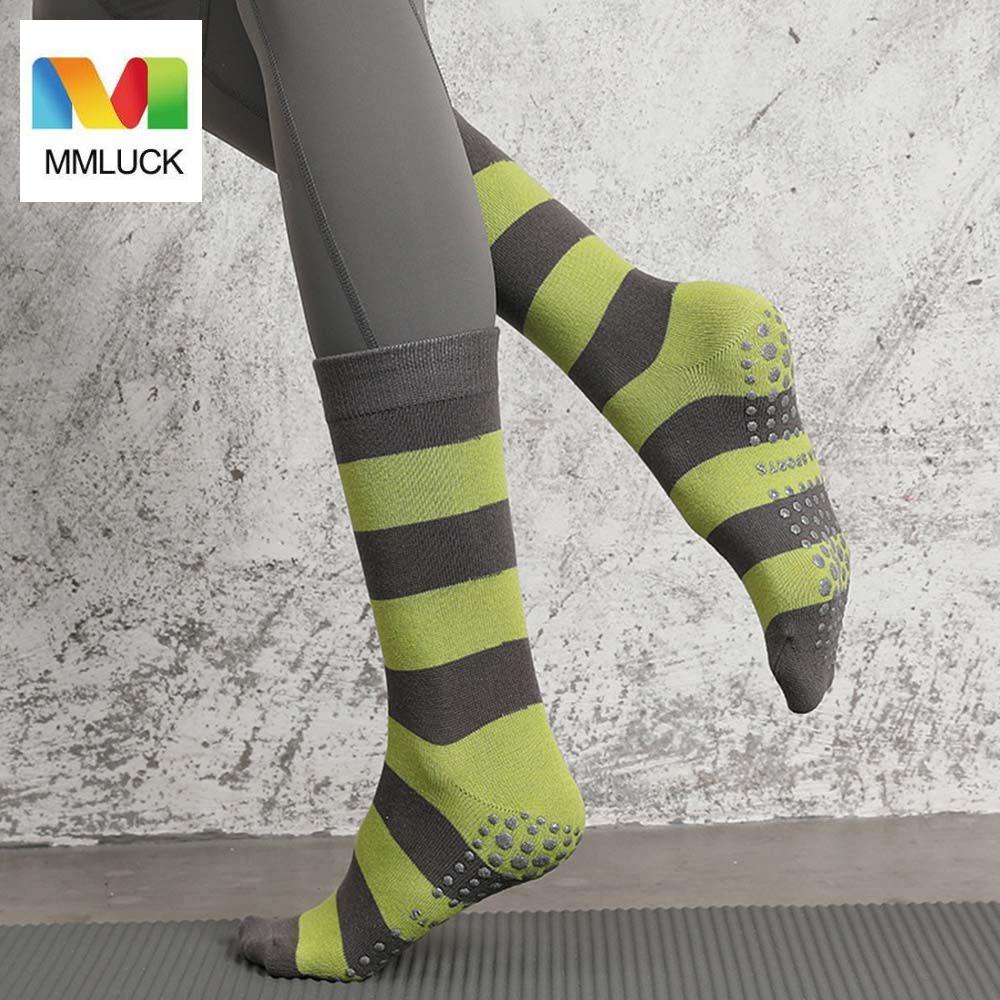 Vớ Cotton Tập Yoga Chuyên Nghiệp Chống Trượt In Họa Tiết Sọc Thời Trang Thoáng Khí