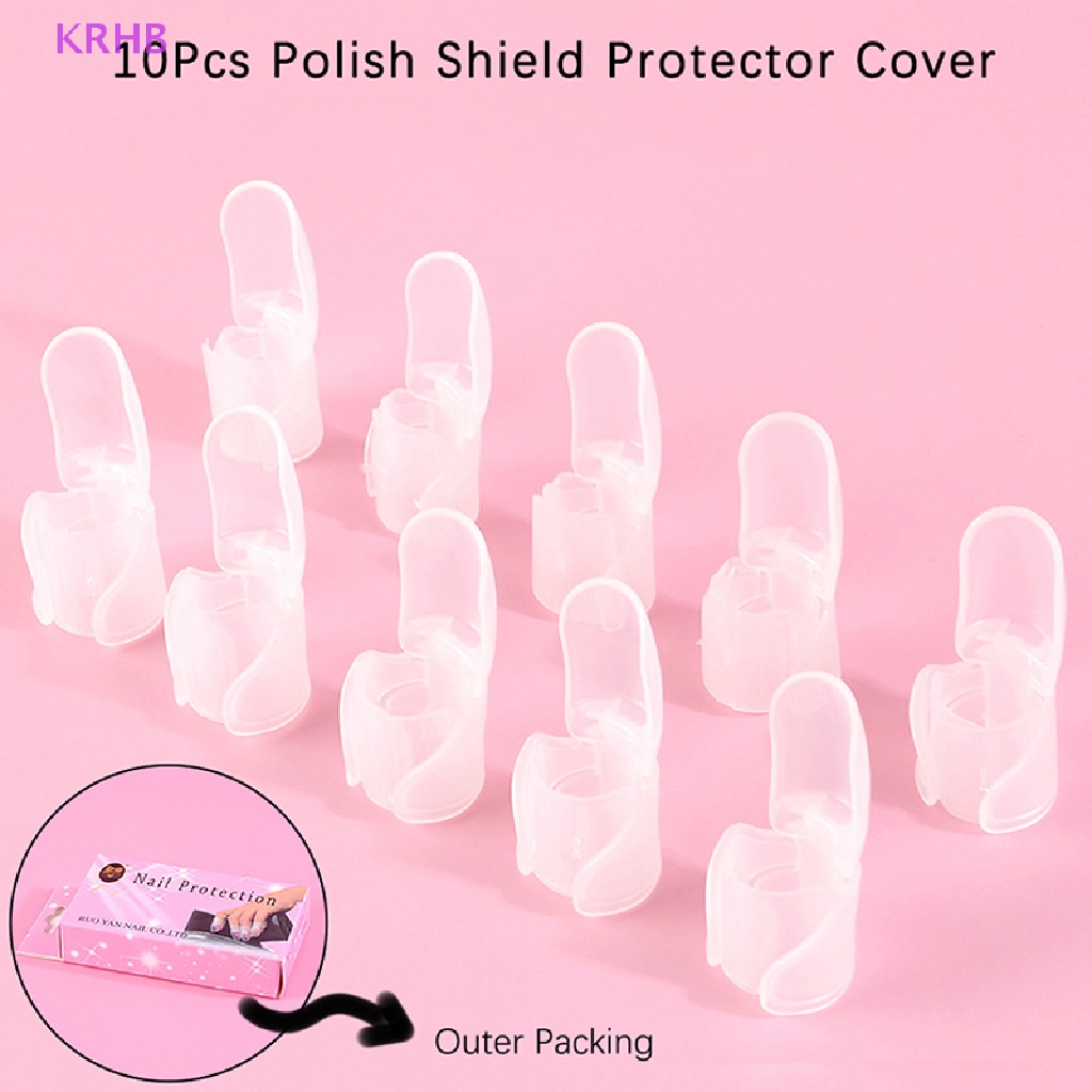 Set 10 Kẹp Nhựa Bảo Vệ Móng Tay Mới