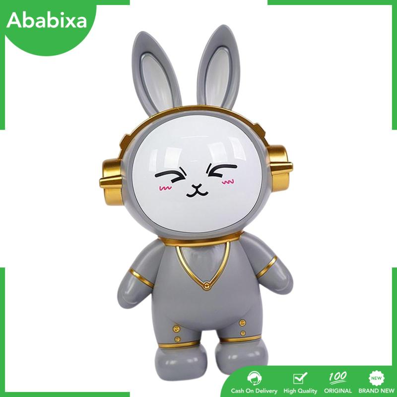 Ống Heo Tiết Kiệm Hình Thỏ Phi Hành Gia Dễ Thương Sáng Tạo Để Bàn Trang Trí