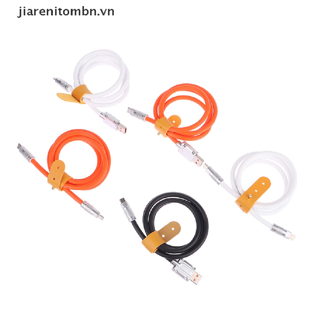 Dây Cáp Sạc Nhanh USB Type C 120W Bằng Silicon Cho Xiaomi Huawei Samsung
