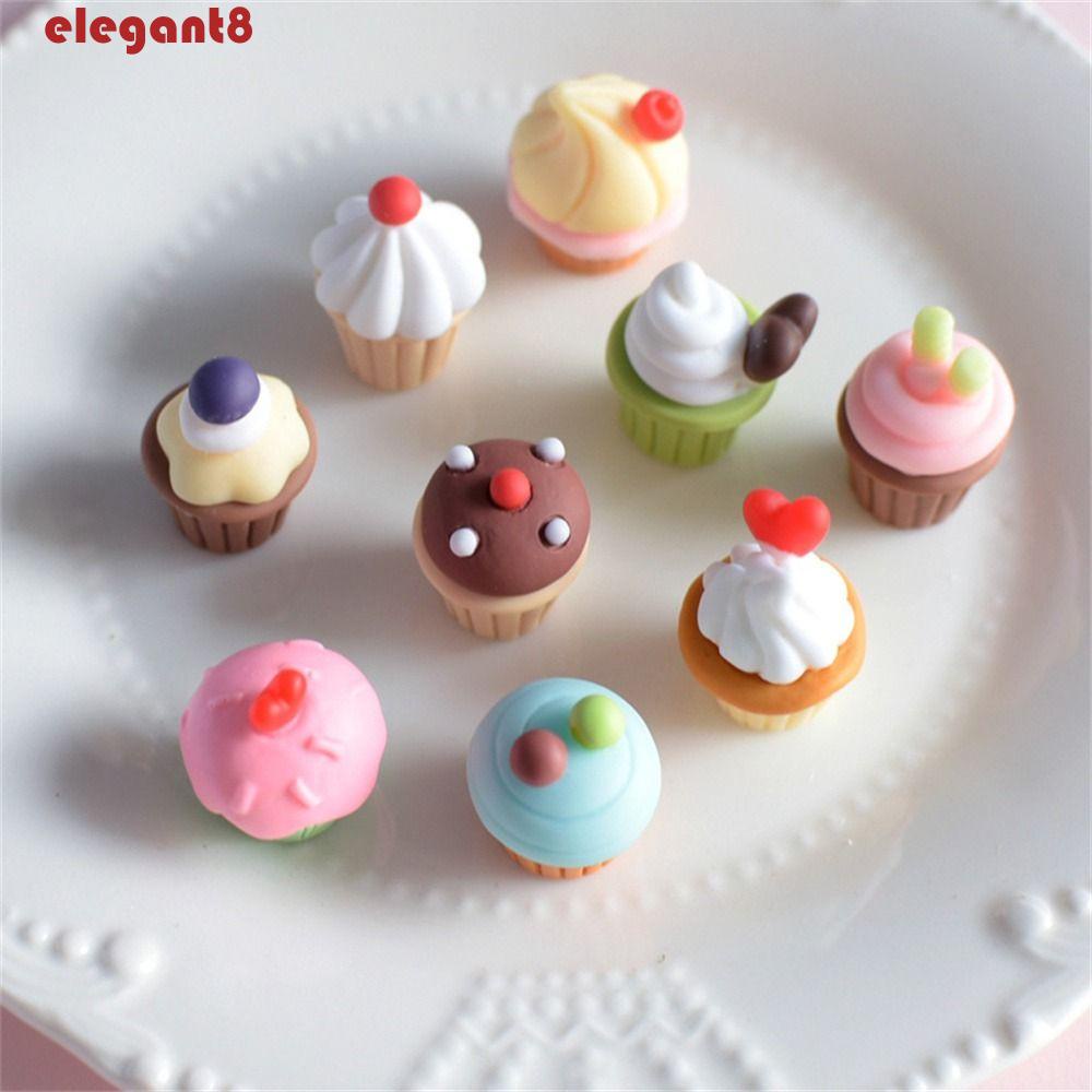 Kẹp Tóc Hình Cây Kem Trang Trí Cho Nhà Búp Bê