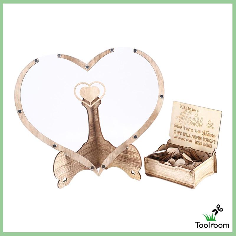 Hộp Đựng Sách Hình Trái Tim Cho Khách Dự Tiệc Cưới / Sinh Nhật