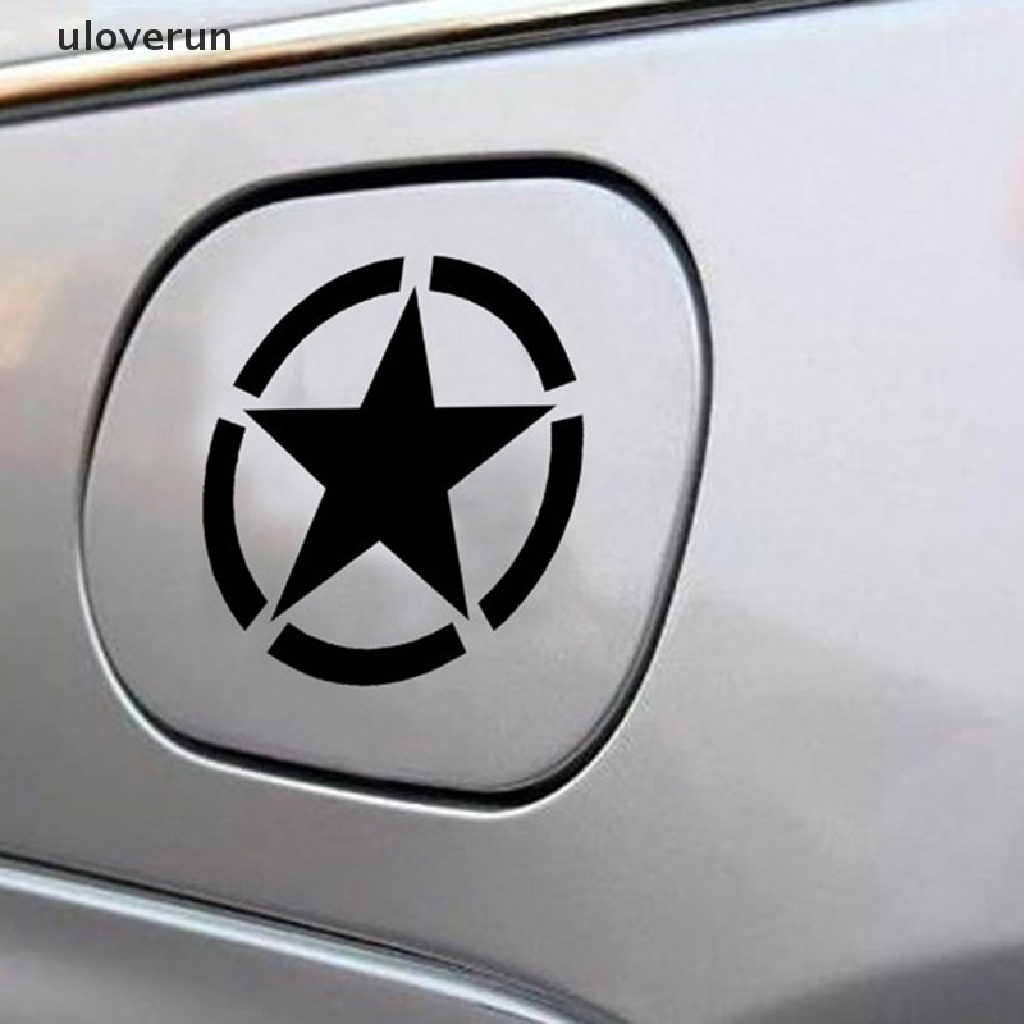 Đề Can Hình Ngôi Sao Năm Cánh Phản Quang Trang Trí Xe Hơi