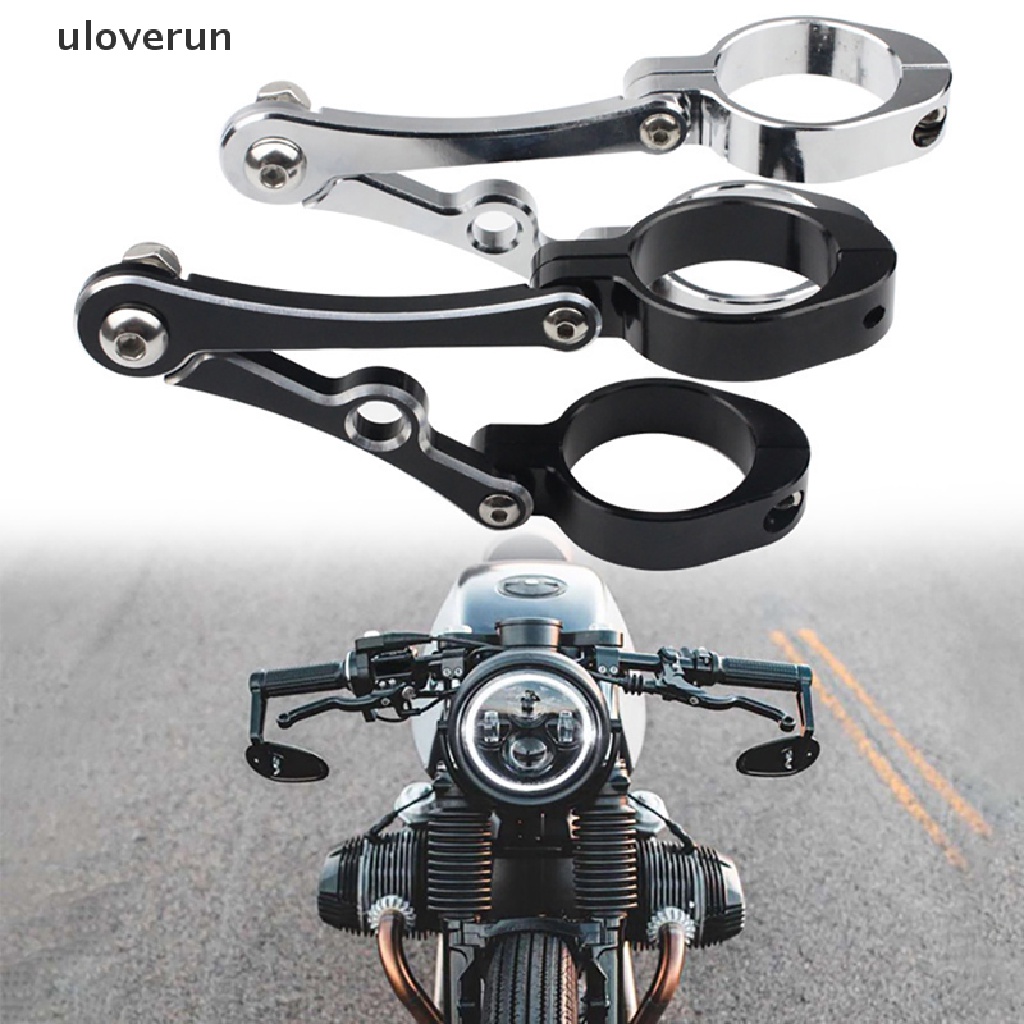 Giá Đỡ Đèn Pha CNC 39mm-41mm Chuyên Dụng Cho Xe Mô Tô Harley Cafe Racer Chopper Bobber vn