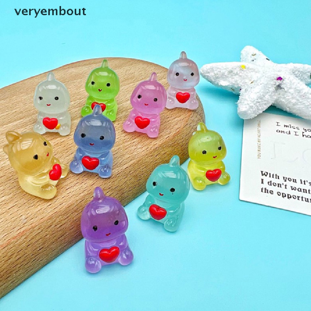 Ut Bộ 5 Tượng Hoạt Hình Phát Sáng Trong Đêm Dùng Để Trang Trí