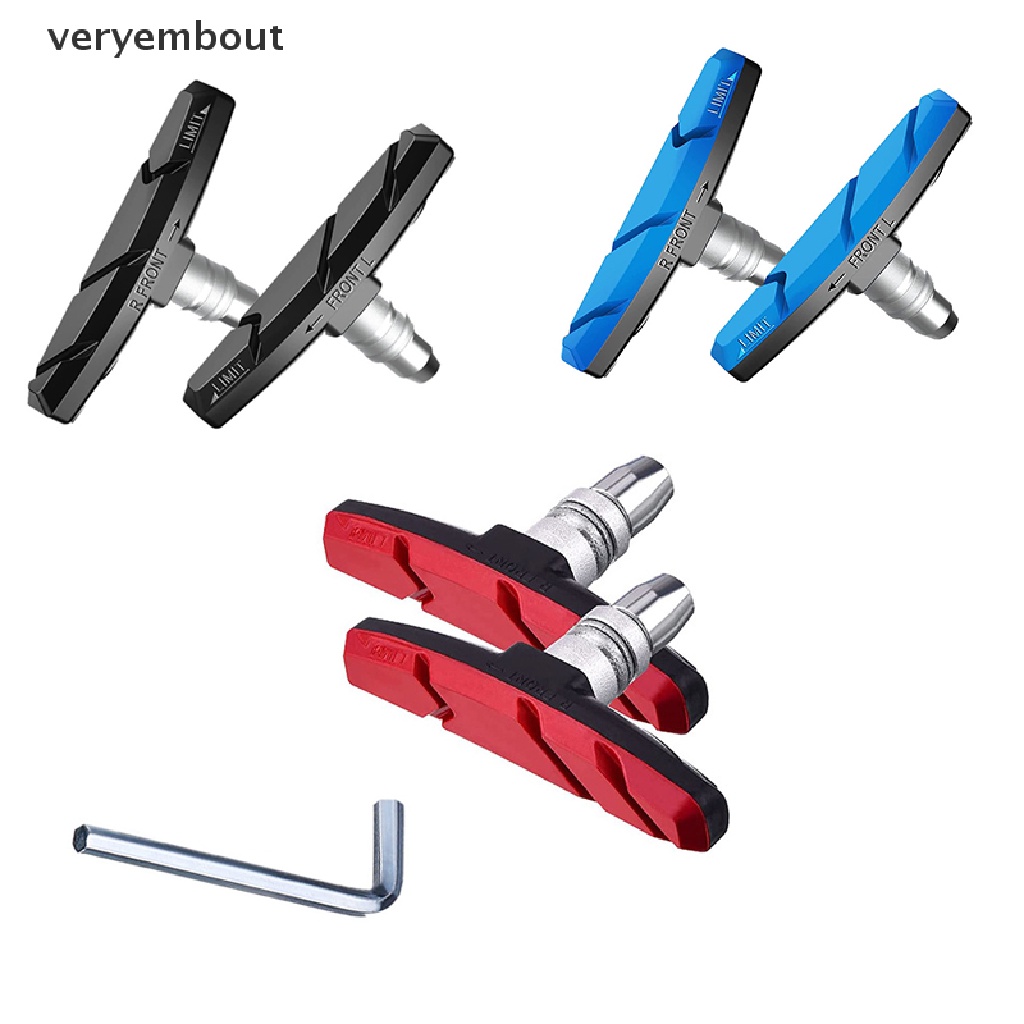 1 Cặp Má Phanh Xe Đạp Siêu Bền Không Gây Tiếng Ồn Tiện Dụng