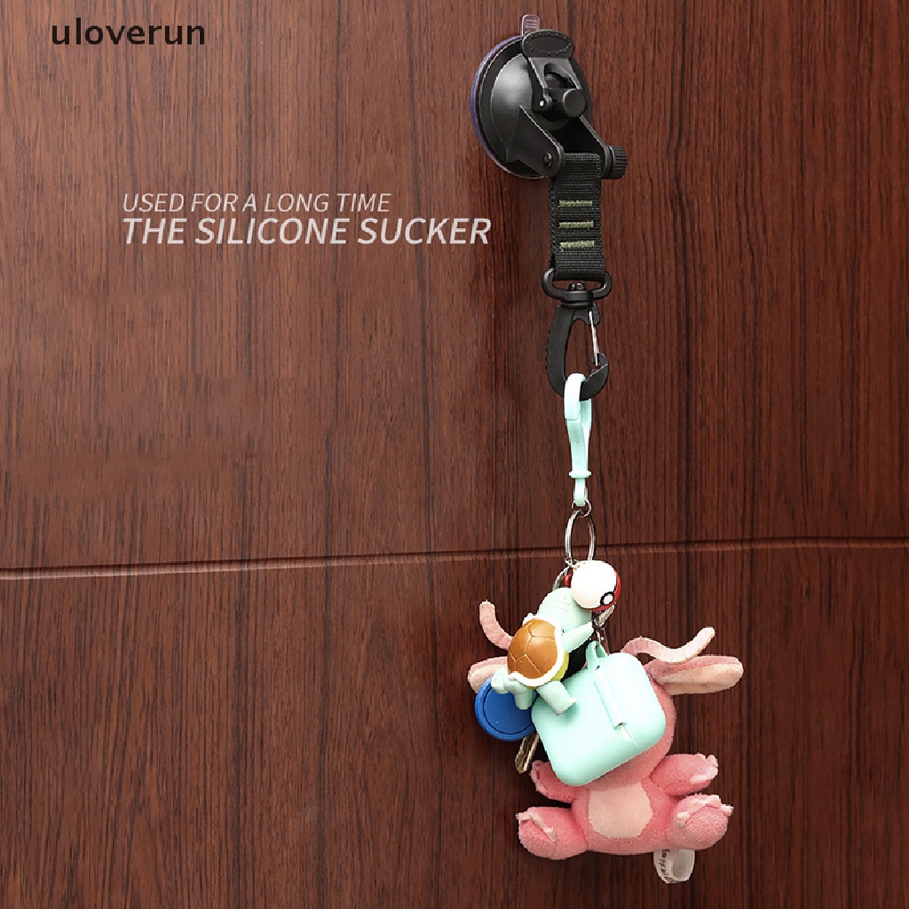 Uloverun Set 4 Móc Hít Treo Đồ Dùng Cắm Trại Ngoài Trời Tiện Dụng