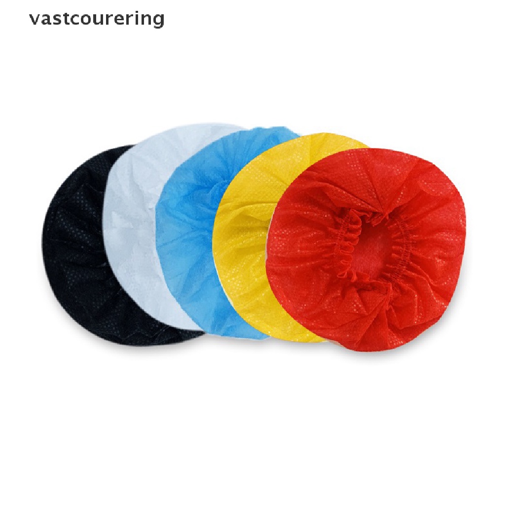 Set 20 Vỏ Bọc Tai Nghe Bằng Vải Không Dệt Co Giãn Sử Dụng Một Lần