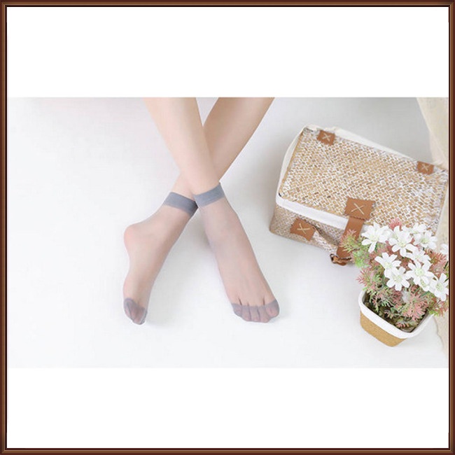 1 Đôi Vớ Lụa Mềm Siêu Mỏng Chống Móc Thời Trang Cho Nữ