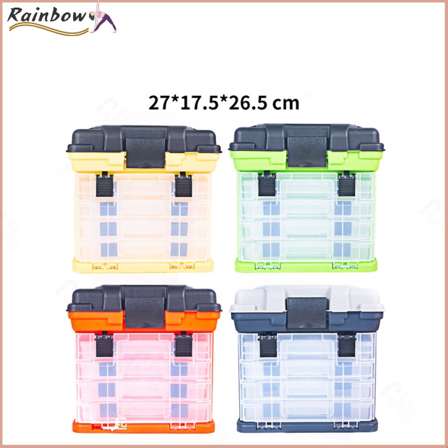 Hộp Đựng Phụ Kiện Câu Cá Nhiều Tầng 27 * 17.5 * 26.5cm
