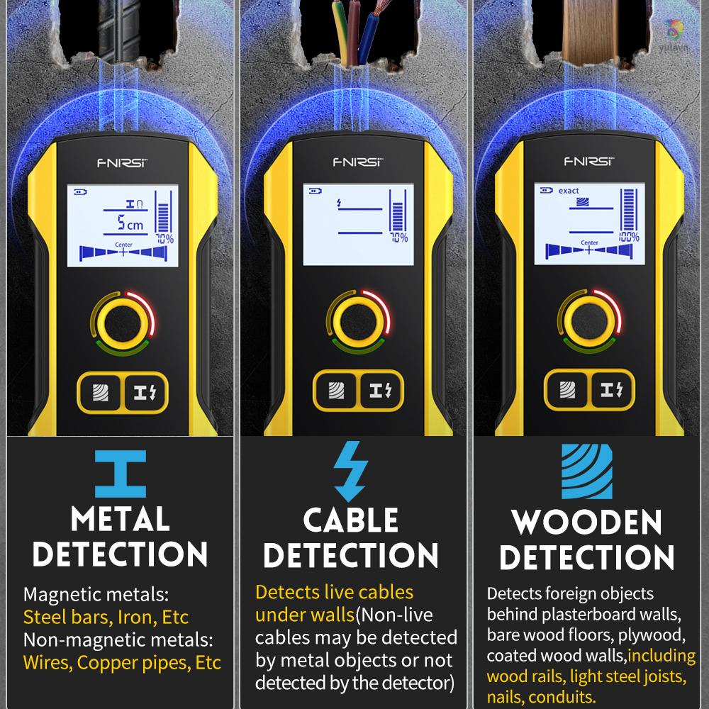 Dụng Cụ Dò Tường Cầm Tay Bằng Gỗ Dây AC Kim Loại Khử Trùng Lỗ Khoan Đèn