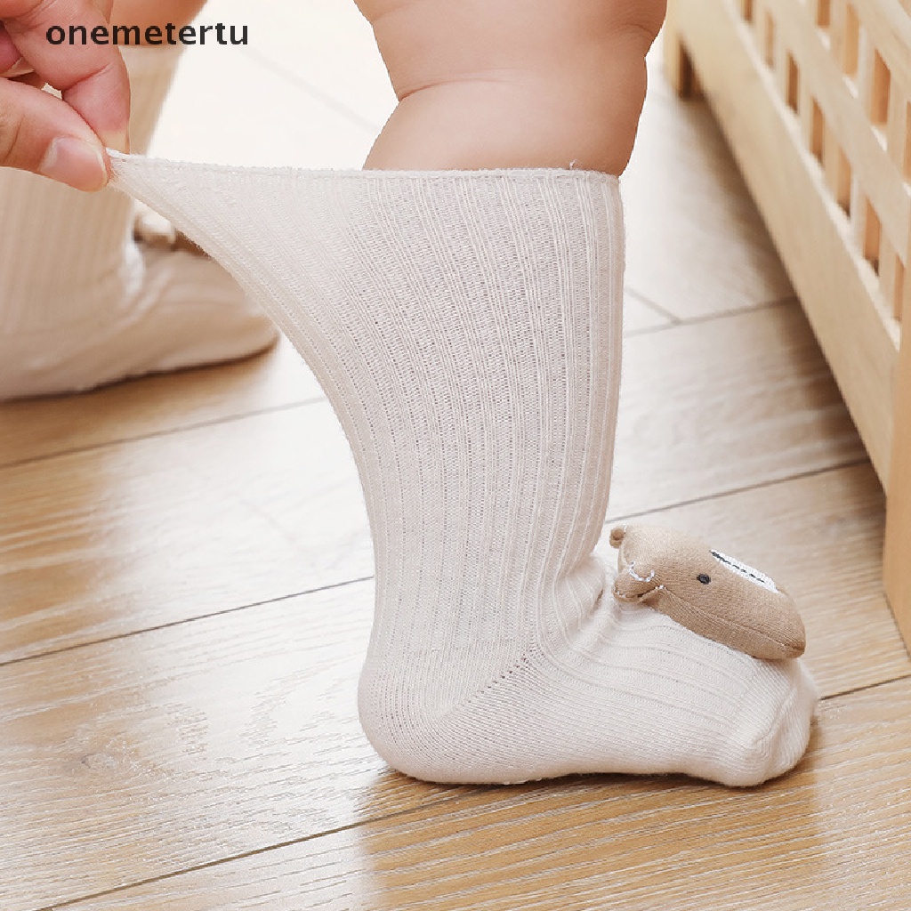 Vớ Giữ Ấm Chống Trượt In Hoạt Hình 3D Thời Trang Xuân Thu Cho Bé