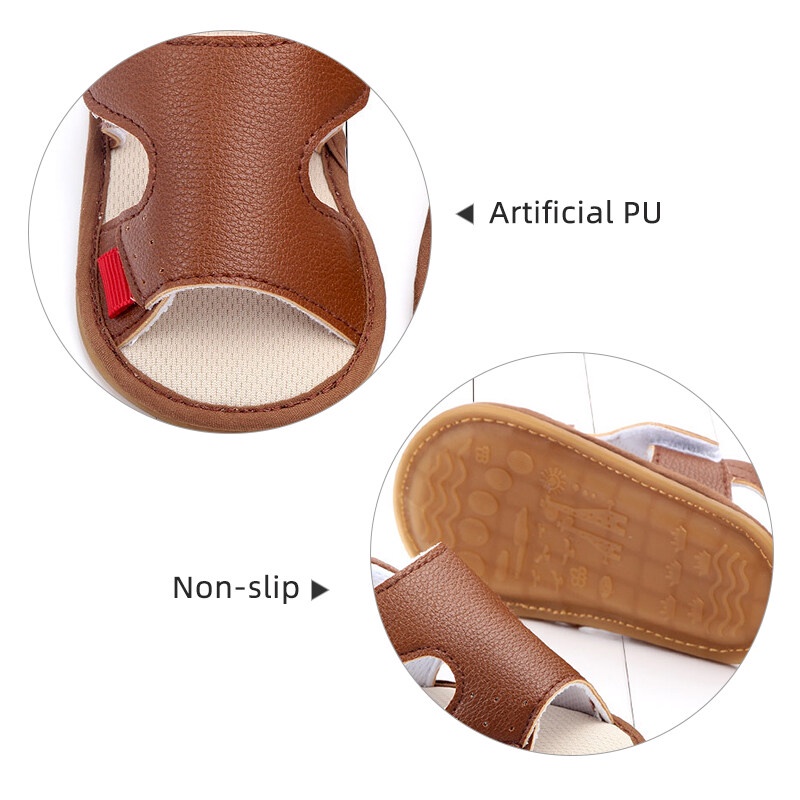 Xăng đan Đế Mềm Chống Trượt Thoáng Khí Dành Cho Bé Trai Gái