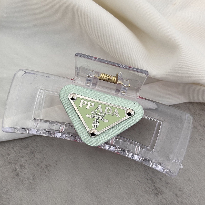 Kẹp Tóc Hình Tam Giác Màu Sắc Tương Phản Phong Cách Âu Mỹ Cổ Điển