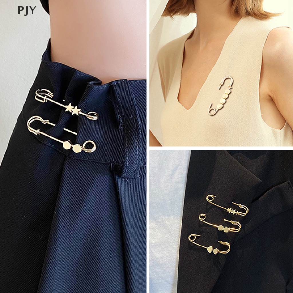 Pjy Ghim Cài Quần Áo / Thắt Lưng Chỉnh Được Hình Ngôi Sao / Trái Tim Nhỏ PJ