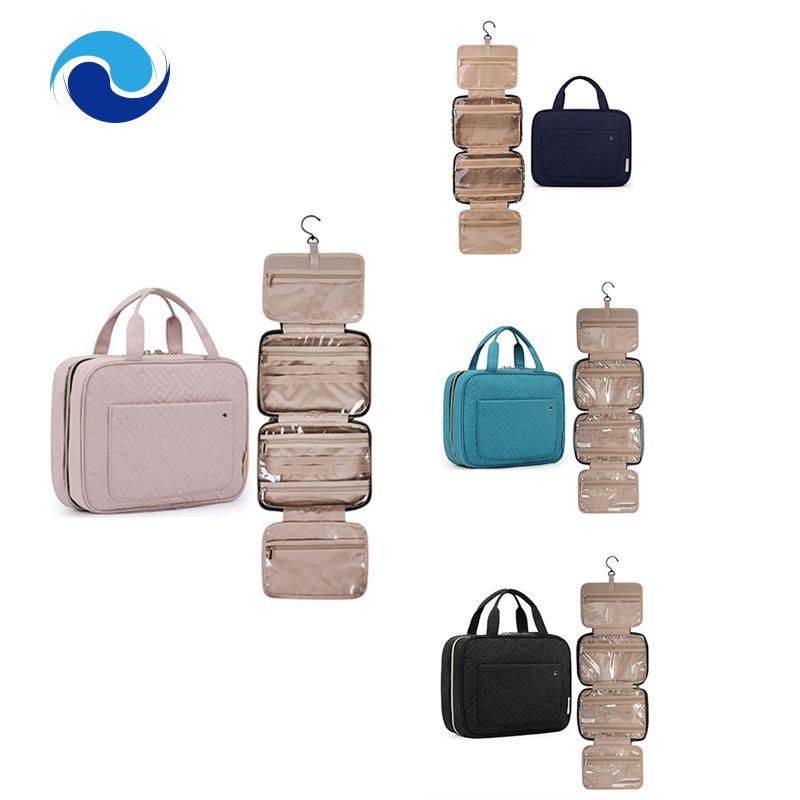 Túi Đựng Mỹ Phẩm Chống Thấm Nước Sức Chứa Lớn Có Móc Treo Tiện Dụng