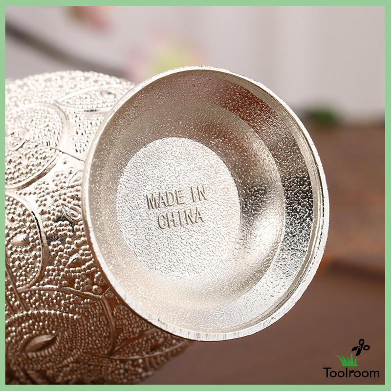 Lọ Đựng Trà Dập Nổi Họa Tiết Nghệ Thuật Trang Trí Nhà Cửa / Tiệc Cưới