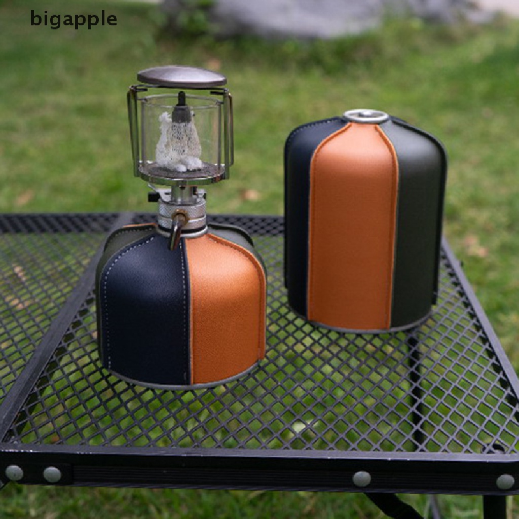 Túi Đựng Bình Gas Bằng Da PU 450 / 230G Tiện Dụng Mang Theo Du Lịch Cắm Trại