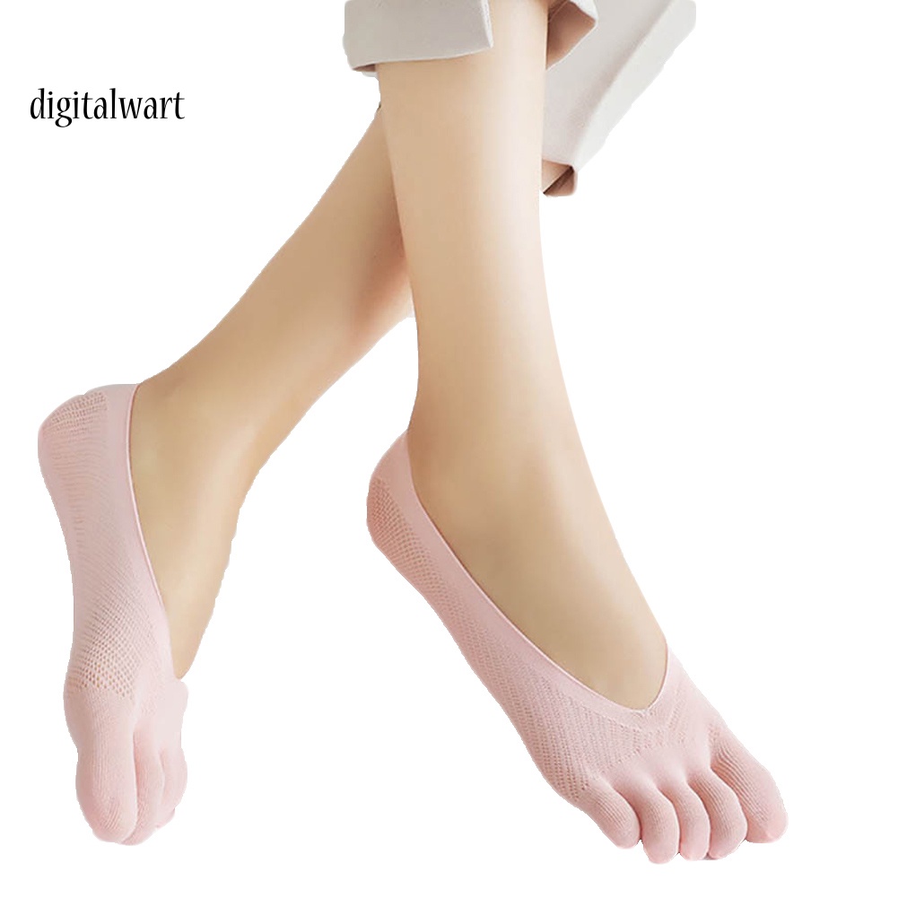 Kỹ Thuật Số| Tất Cổ Thấp 5 Ngón Chống Trượt Thoáng Khí Cho Nữ