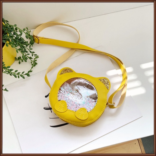 Túi Đeo Chéo Mini Họa Tiết Hoạt Hình Dễ Thương Cho Bé Gái