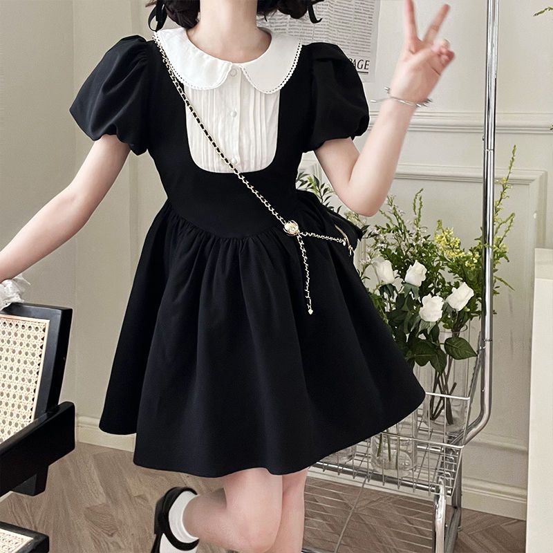 [F &amp; X] Đầm Cổ Búp Bê Phong Cách Pháp Ngọt Ngào Cho Nữ