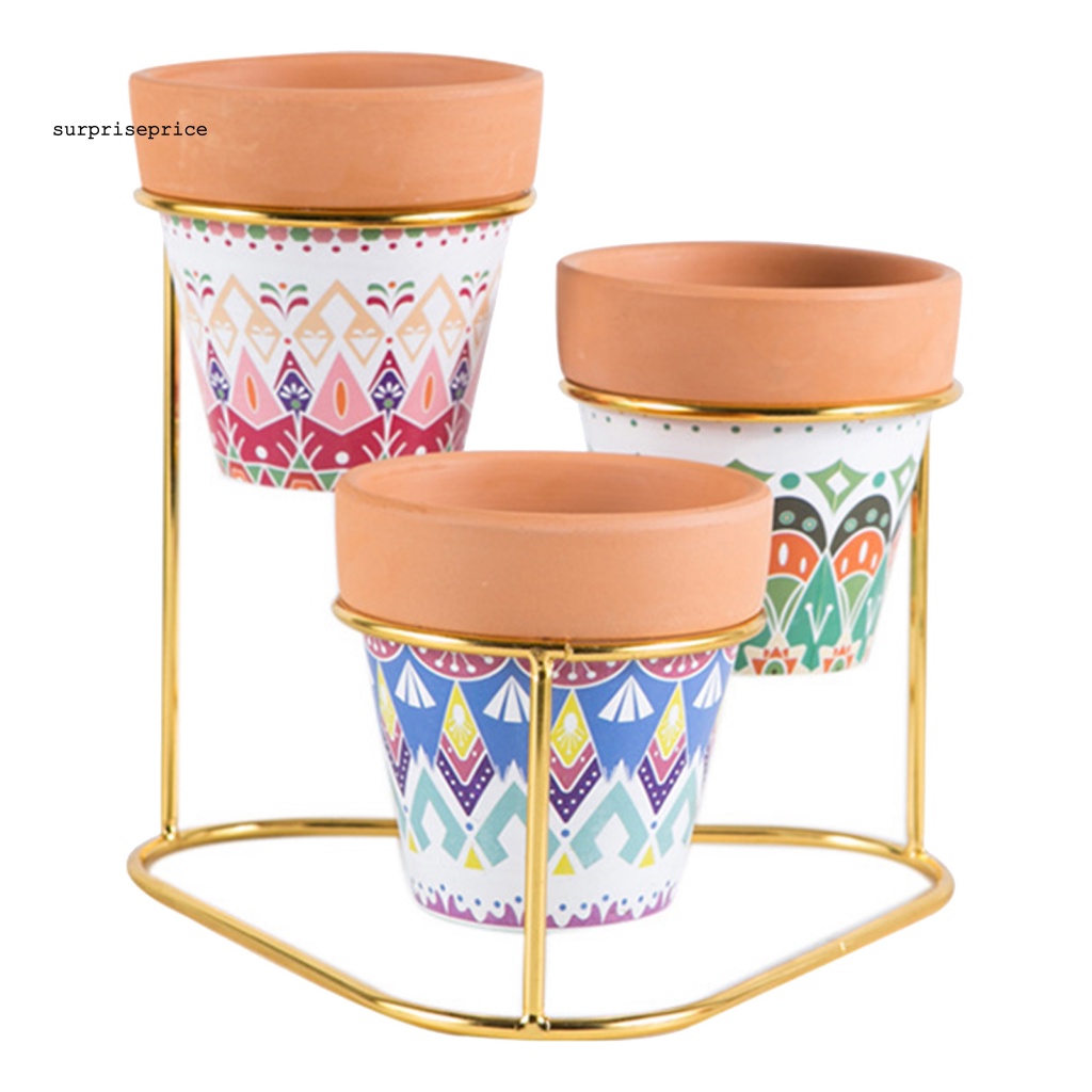 1 Bộ Chậu Trồng Cây Di Động Lâu Trôi Chống Ăn Mòn Trang Trí Sân Vườn