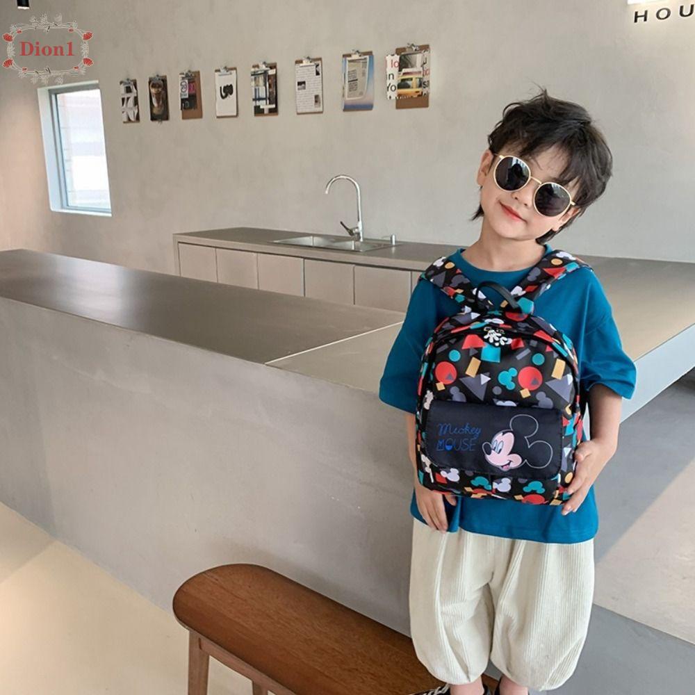 Balo Đi Học Mini In Họa Tiết Hoạt Hình Mickey Dễ Thương Kiểu Retro Din1 Cho Bé