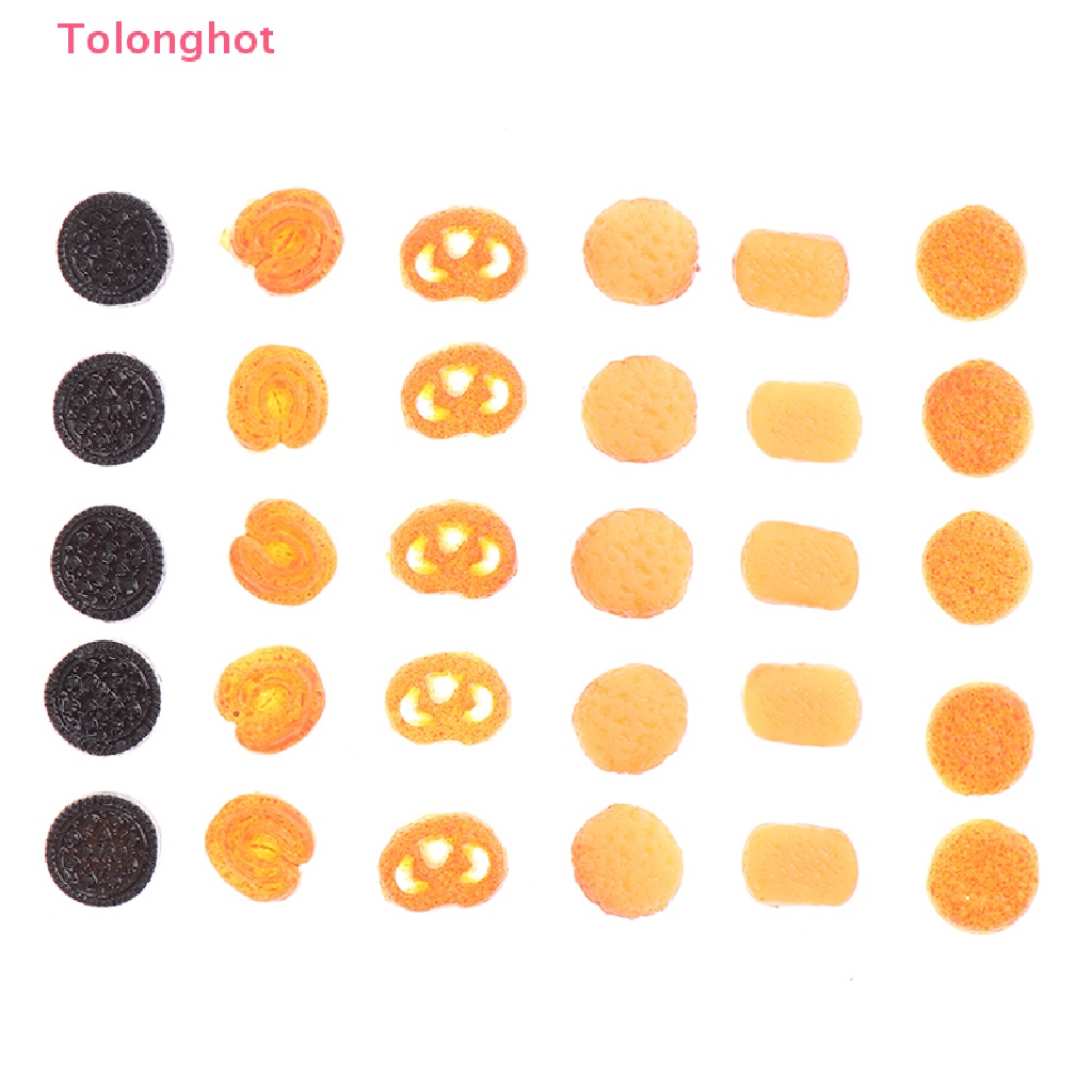 Set 10 Mô Hình Bánh Quy Trang Trí Nhà Búp Bê