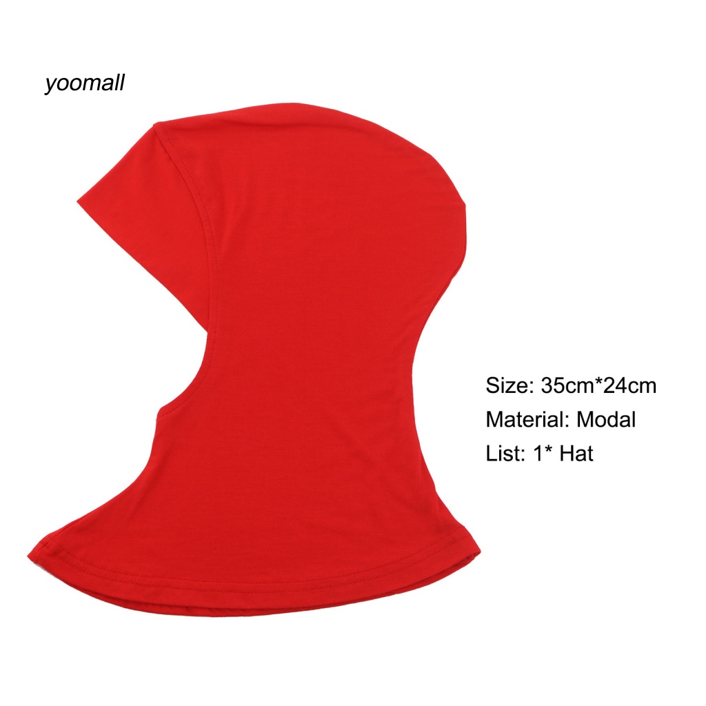 Mũ Turban Màu Trơn Chống Gió Có Thể Điều Chỉnh Cho Nữ