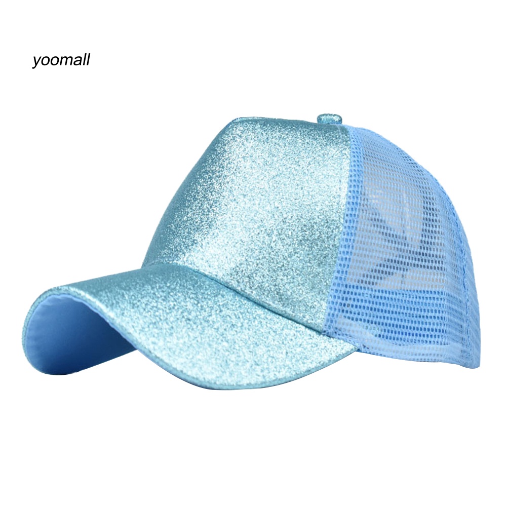 Mũ Lưỡi Trai Phối Lưới Chống Tia UV Có Thể Điều Chỉnh Thời Trang Mùa Hè Cho Nữ