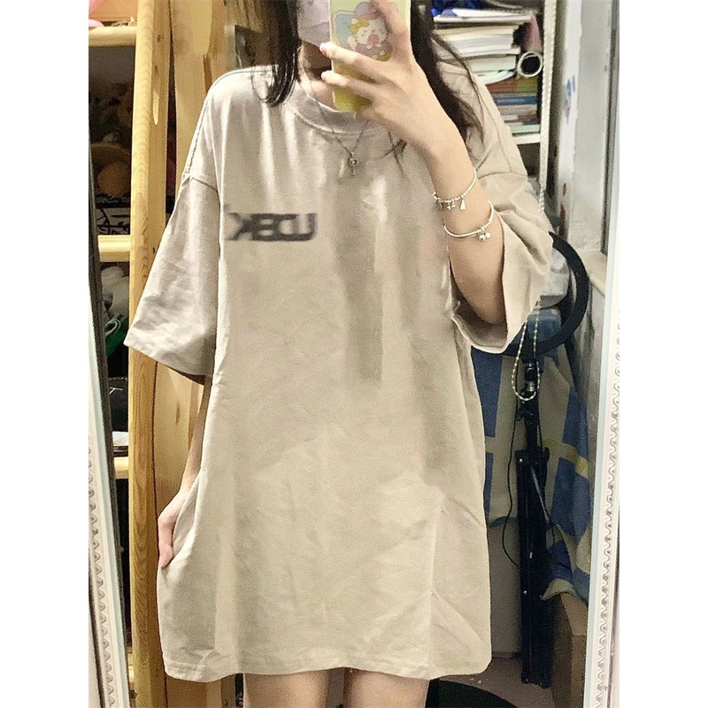 Áo Thun Tay Ngắn Dáng Rộng In Chữ Phantom Thời Trang Mùa Hè Cho Nữ