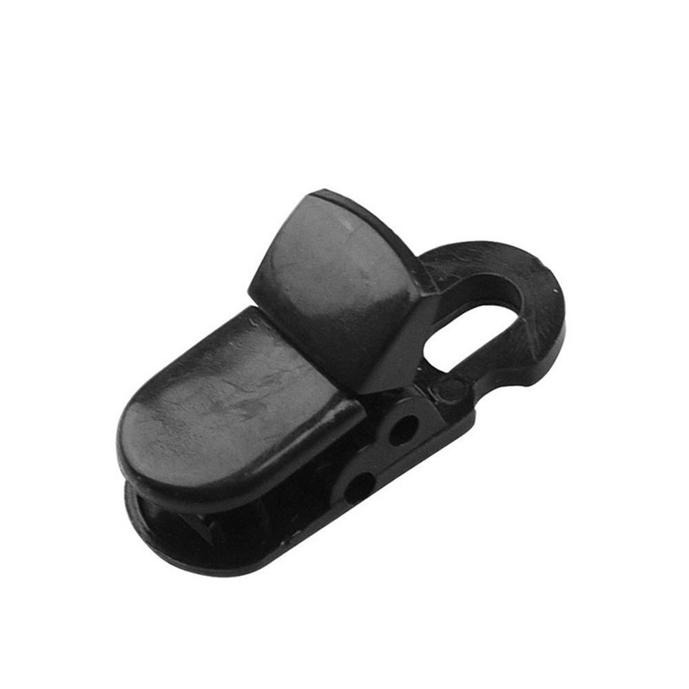 Set 5 / 10 Kẹp Mỏ Neo Màu Đen Bằng Vải Bạt Dùng Để Cố Định Lều Trại