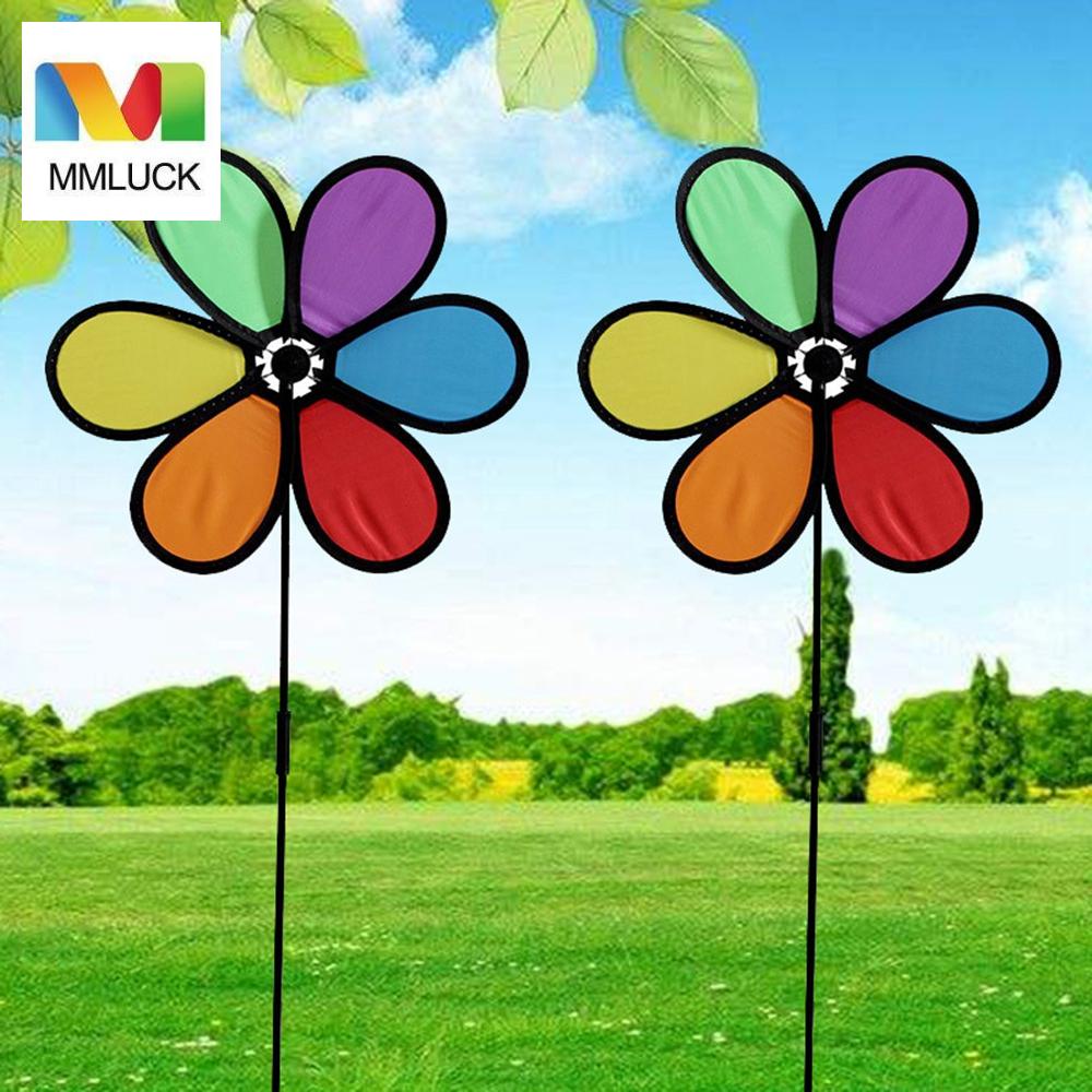 Chong Chóng Gió Đầy Màu Sắc Trang Trí Sân Vườn Cho Bé